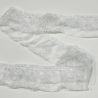 ラメフリルレースリボン