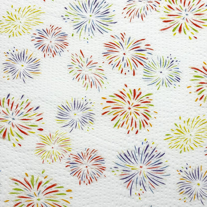 生地 【 リップル 花火 4色 】 リップル生地 浴衣生地 甚平生地 ゆかた 甚平 花火柄 fireworks 夏祭り お祭り まつり 盆踊り 夏 パジャマ ステテコ 綿生地 コットンプリント 綿プリント 夏生地 子ども服 ワンピース お祭り 女の子 男の子 可愛い Textile World TOA