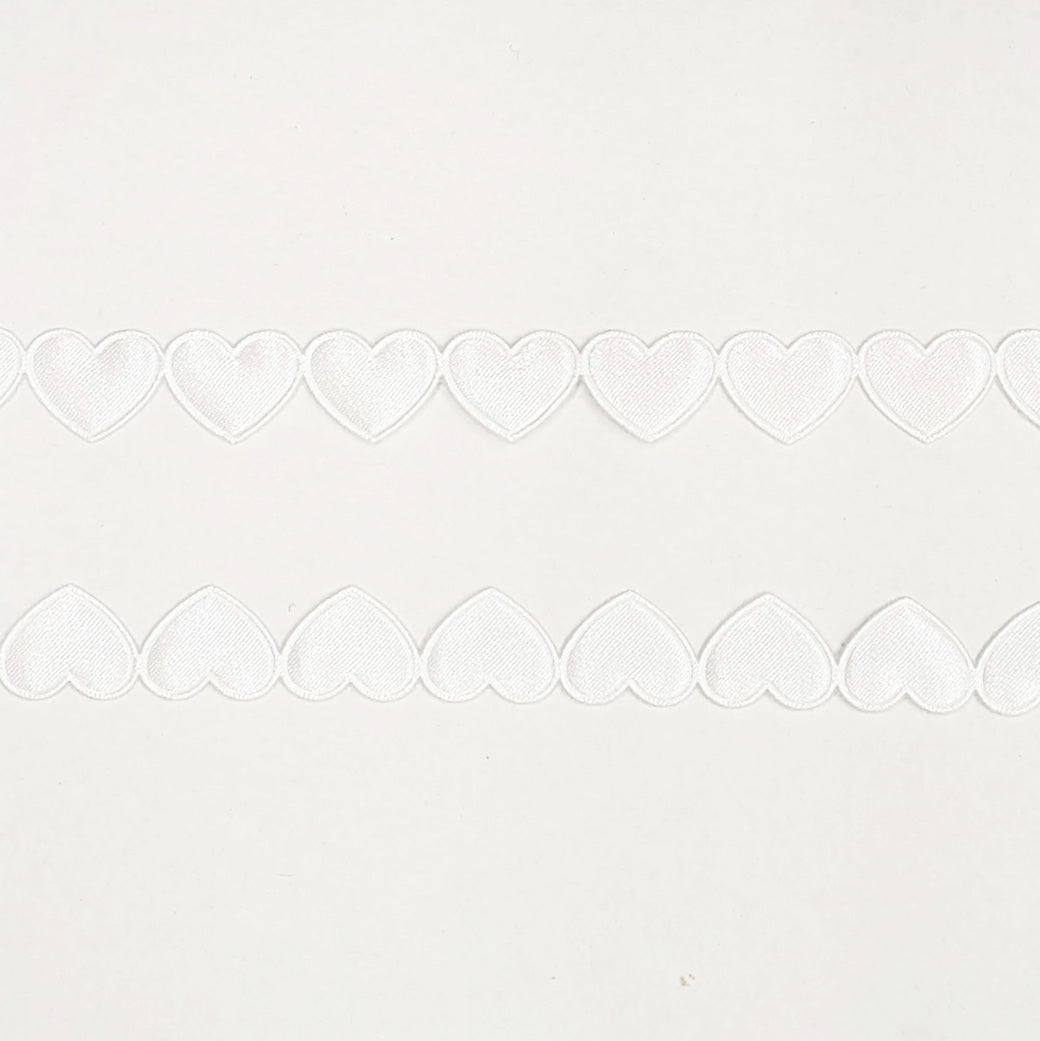 リボン 【 ハートモチーフリボン 15mm 5色 】 ハートリボン ラッピングリボン 手芸リボン デコレーション ハート柄