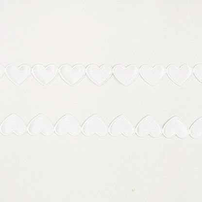 リボン 【 ハートモチーフリボン 15mm 5色 】 ハートリボン ラッピングリボン 手芸リボン デコレーション ハート柄