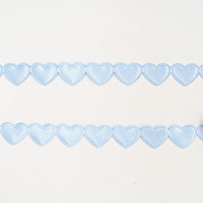 リボン 【 ハートモチーフリボン 15mm 5色 】 ハートリボン ラッピングリボン 手芸リボン デコレーション ハート柄