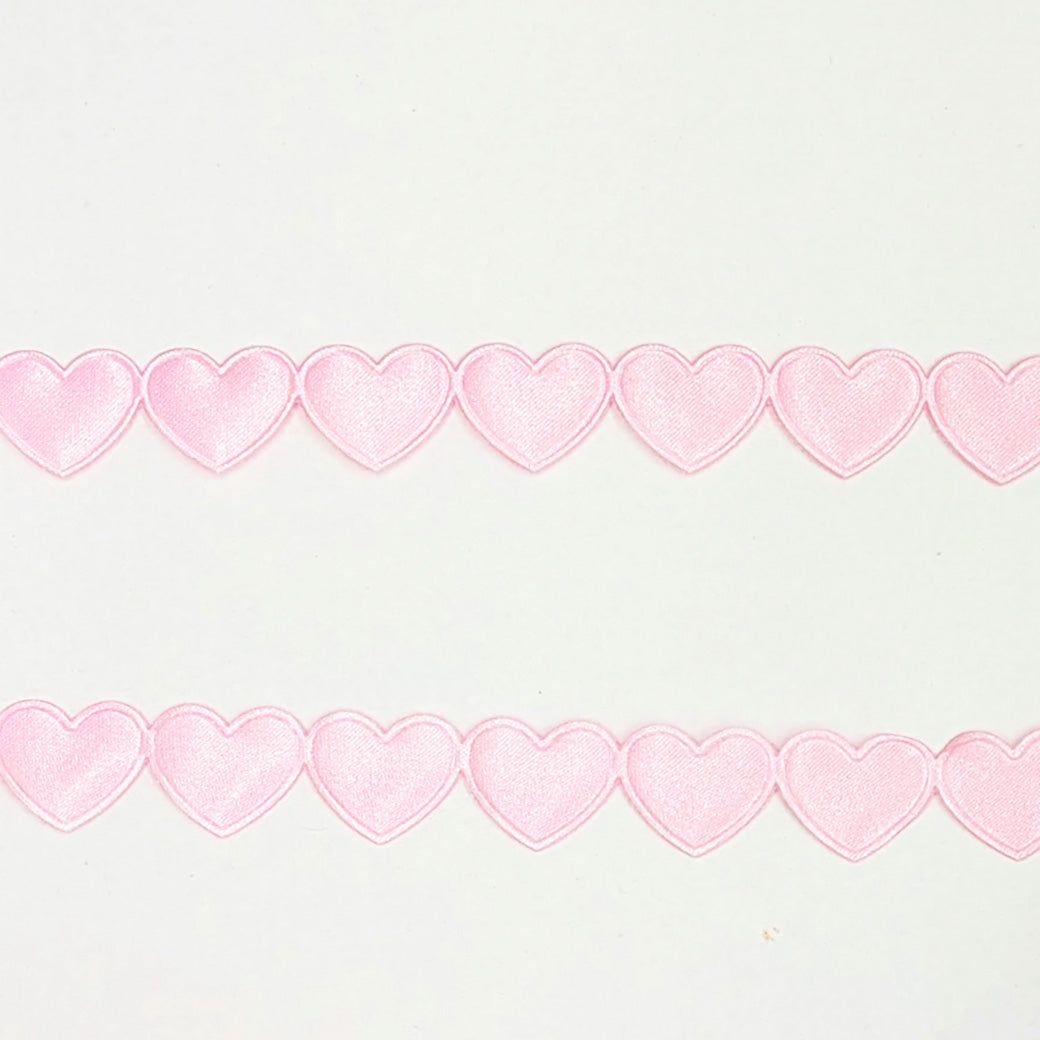 リボン 【 ハートモチーフリボン 15mm 5色 】 ハートリボン ラッピングリボン 手芸リボン デコレーション ハート柄