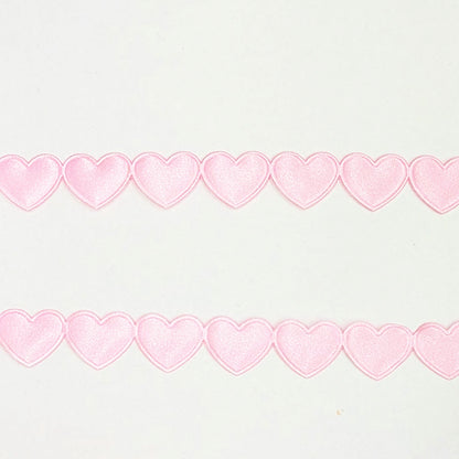 リボン 【 ハートモチーフリボン 15mm 5色 】 ハートリボン ラッピングリボン 手芸リボン デコレーション ハート柄