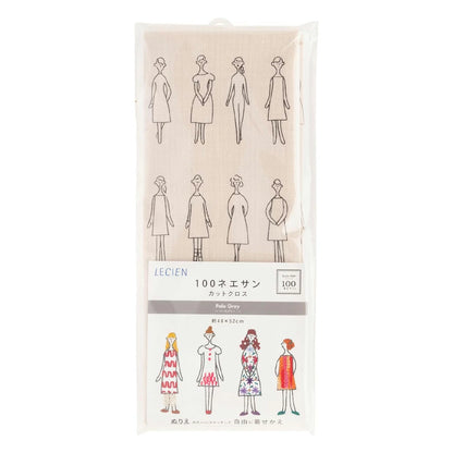 【 COSMO カットクロス 100ネエサン No.222101 ペールグレー 40×52cm 】 刺繍布 刺繍クロス 刺しゅう布 刺繍 ステッチクロス