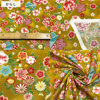 和柄綿プリント