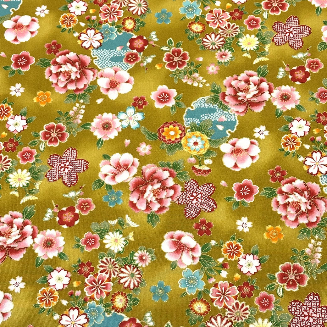 和柄綿プリント