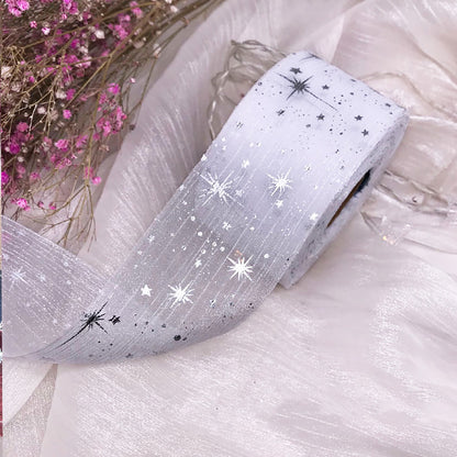 リボン【 キラキララメリボン 60mm 】 キラキラ ラメ入りリボン ヘアアクセサリー 髪飾り ヘアアクセ ヘアリボン DIY ラッピング