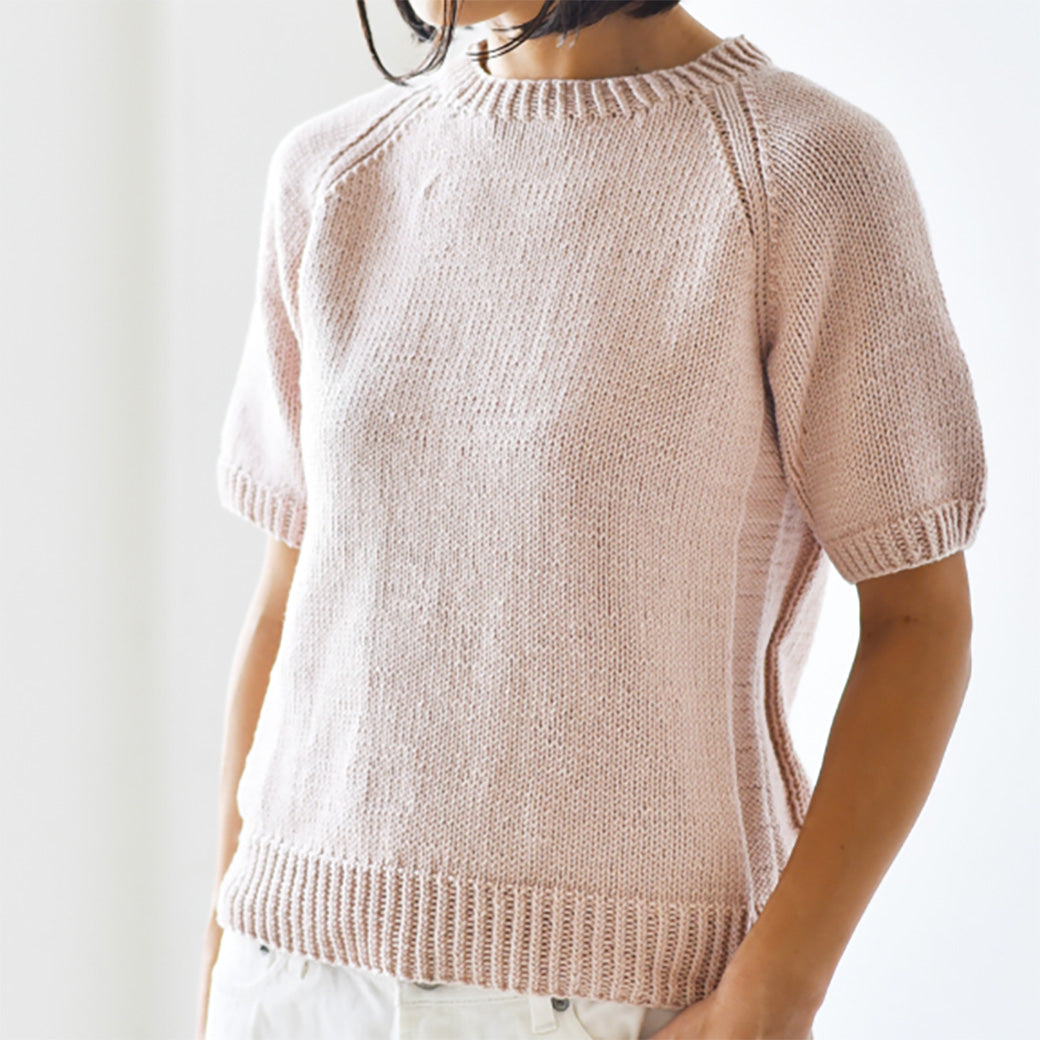毛糸 【 DARUMA Knitting Cotton ライトグレー 50g巻 】 ニッティングコットン ストレートヤーン糸 DARUMA 達磨 ダルマ