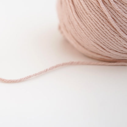 毛糸 【 DARUMA Knitting Cotton ライトグレー 50g巻 】 ニッティングコットン ストレートヤーン糸 DARUMA 達磨 ダルマ