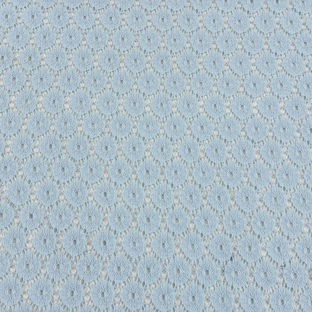 生地 【 小花ラッセルレース 7色 】 レース生地 巾114cm 綿76