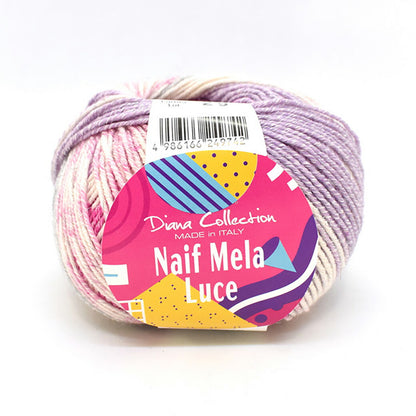 毛糸 【 NASKA ナイフメーラ ルーチェ 50g 】 秋冬毛糸 毛糸 ナイフメーラルーチェ NAIFMELA LUCE メリヤス編み 棒針 模様編み かぎ針編み かぎ編み ニット 手編み 編み物 棒針編み ハンドメイド 帽子 スヌード ストール ベスト ショール あみぐるみ Textile World TOA