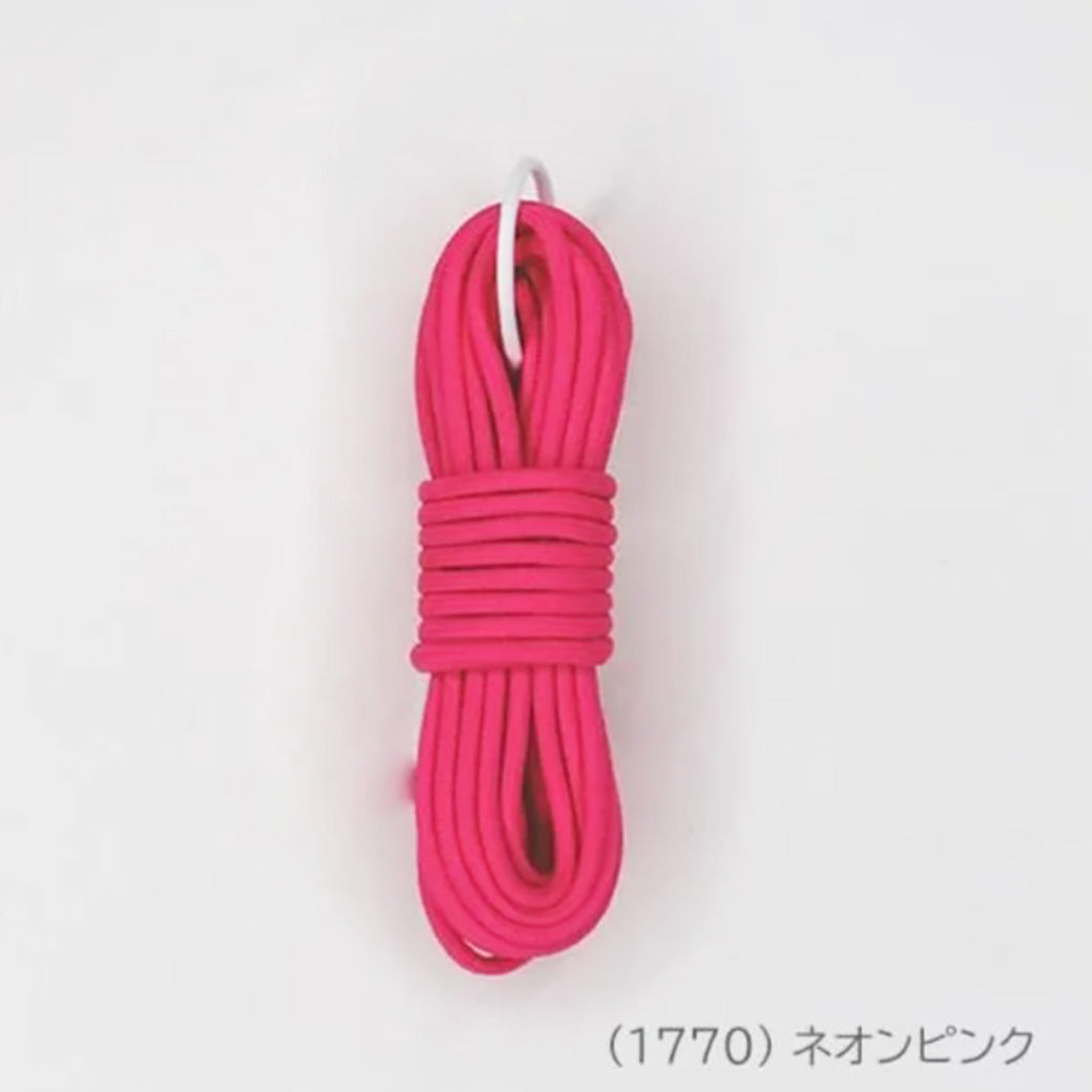 【 メルヘンアート アウトドアコード ネオン 5m ネオンピンク 】 紐 アウトドアコード パラコード 3mm 蛍光色