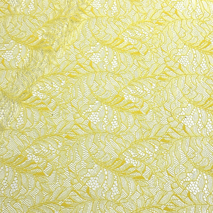 生地 【 片耳スカラ ラッセルレース 4色 】 レース レース生地 刺繍 レース刺繍 140cm巾 幅広 ポリエステル 花柄 植物柄 ワンピース ブラウス スカート 裾 袖口 カーテン グローブ 手袋 ハンカチ ベール ウェディング エレガント Textile World TOA