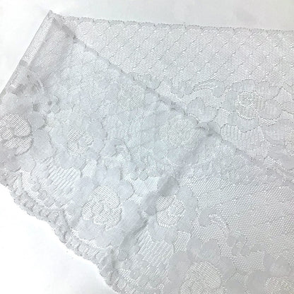 リボン 【 エンブロイダリレース 4006 白 10.5cm 】 レースリボン 刺繍リボン