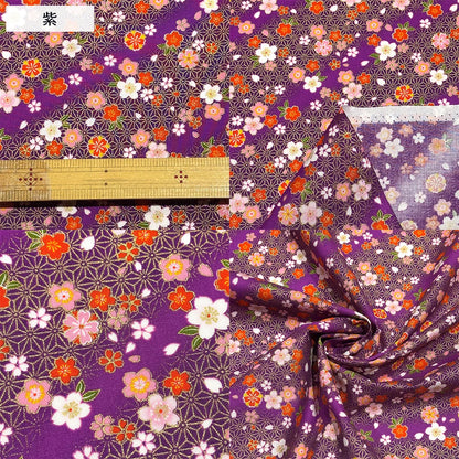 和柄綿プリント