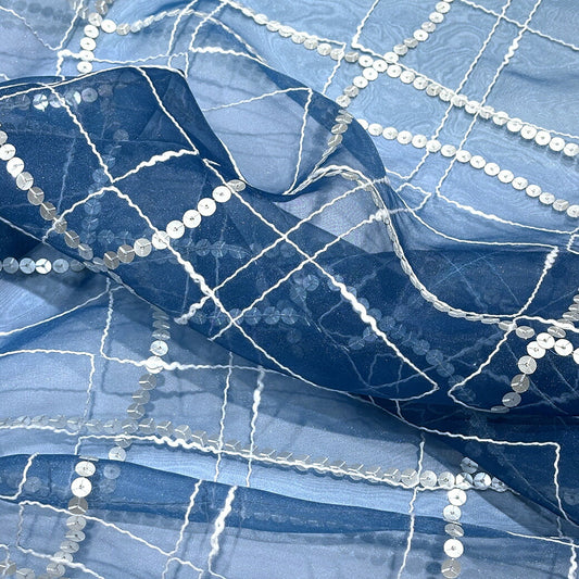 刺繍スパンコールモール