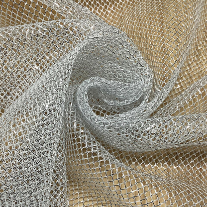 生地 【 ロンネット 10色 】 ラメ ネット ラメネット メッシュ生地 ラメ入り キラキラ 網 あみ 網ネット ネット生地 メッシュ ダンス ダンス衣装 衣装生地 ドレス ヒップホップ 舞台衣装 コスプレ 推し活 文化祭 ハロウィン 仮装 コスプレ コスチューム textile world toa
