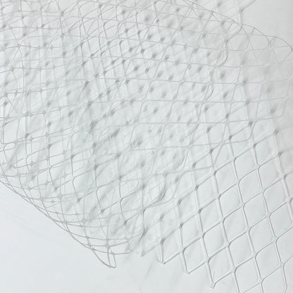 生地 【 チュールヘアーネット ホワイト】 30cm巾 ヘアネット チュールネット ナイロンチュール メッシュ素材