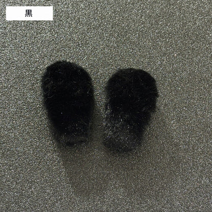 【 デコパーツ うさ耳 2色 】 デコ パーツ うさぎ耳 動物モチーフ かわいい ふわふわ パーツ 推し活 チャーム ヘアアクセ 人形 デコレーション 飾り物 装飾 ハンドメイド用品 手芸用品 ハンドクラフト Textile World TOA