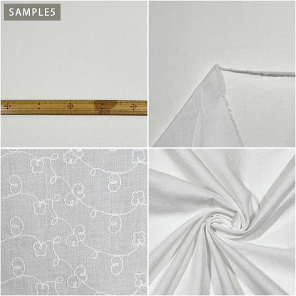 【訳あり】 エンブロイダリーレース 135cm巾 10m 反売り